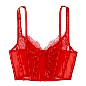 Victoria’s Secret Dream Angels Lace-up Corset Top Small-DD